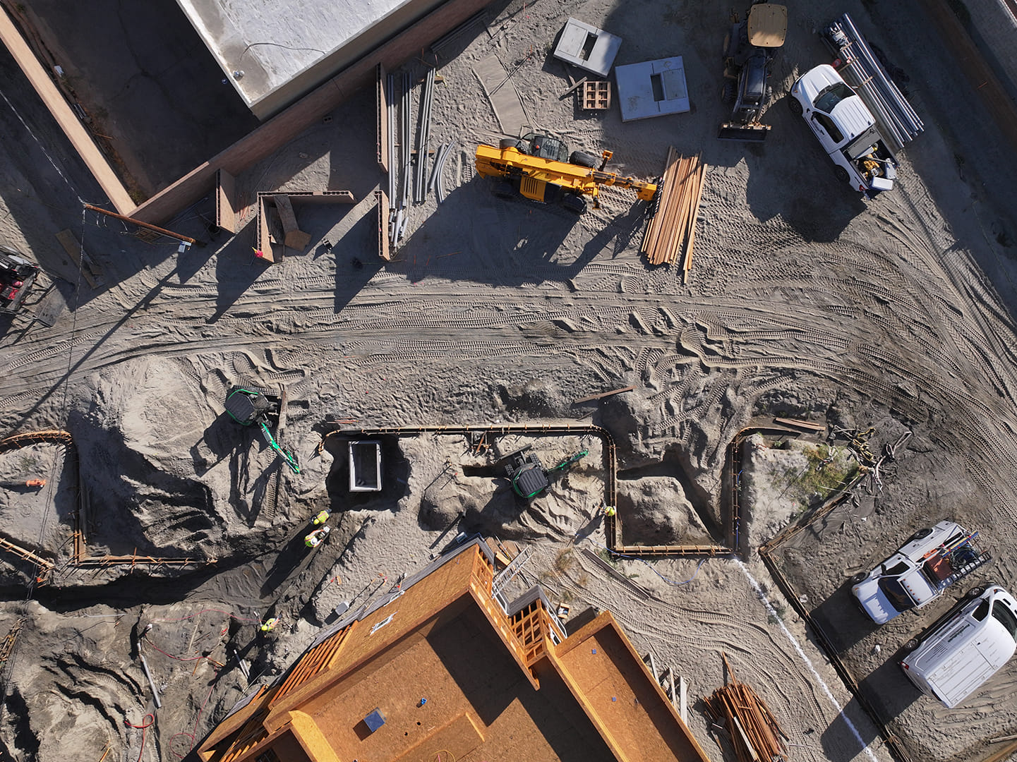 Construction progress